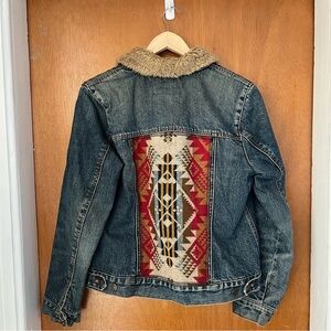 •GAP up-cycled custom denim jacket• Size M